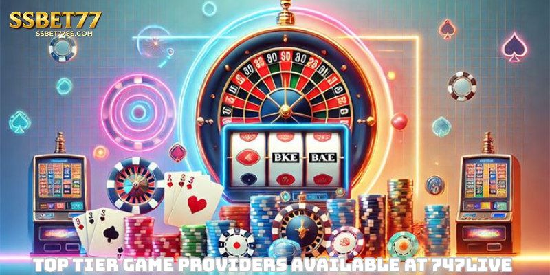 Top tier game providers available at 747live